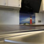 Küchenrückwand mit Fotodruck Leuchtturm
